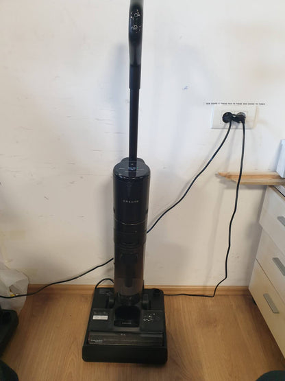 277329 - DREAME Fshesë me korrent dhe mop pa tel H12 Pro Ultra, Larje me furçë 60°C, Tharje 30-minutëshe, Pastrim automatik me rrotullim të dyfishtë me shpatull të qëndrueshëm, Thithje 16,000 Pa, Furçë me 2 skaje