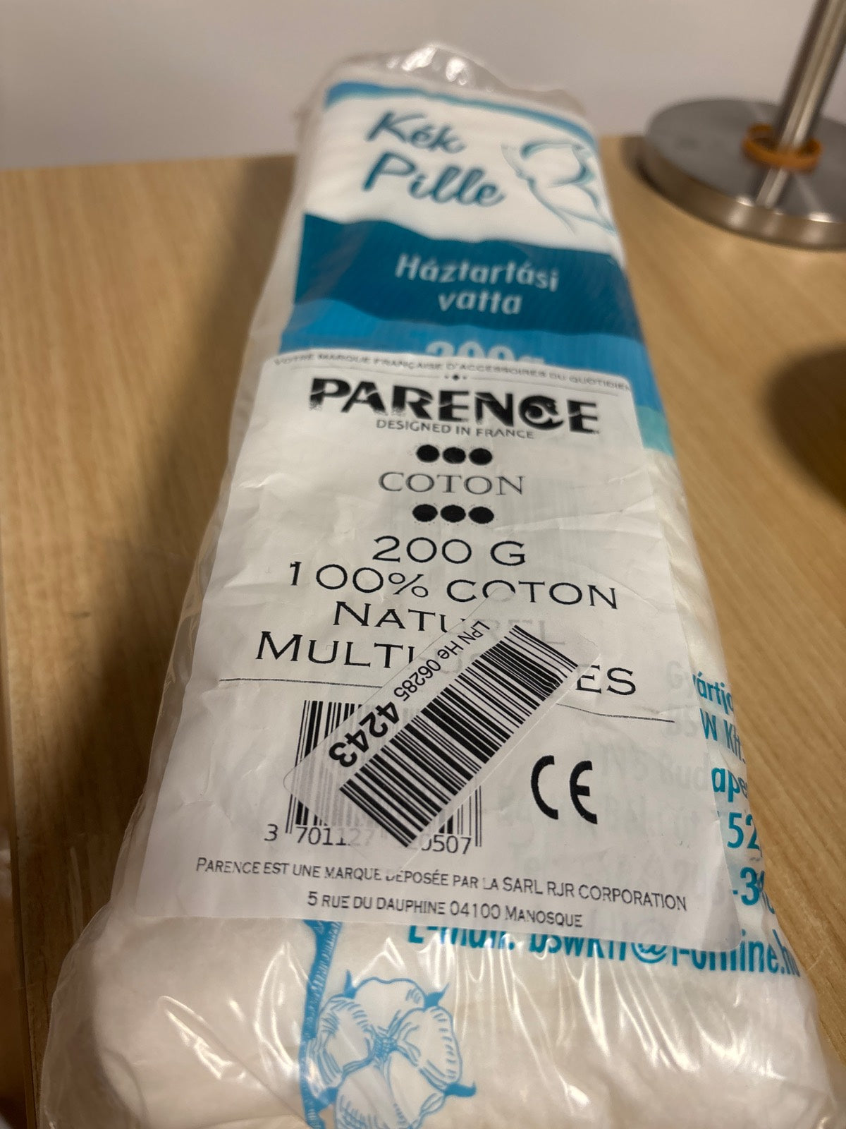 298844 - PARENCE Qese pambuku natyral 200g - E pastër, e butë dhe shumëfunksionale - Artizanate/Higjienë/Pastrim - 200g