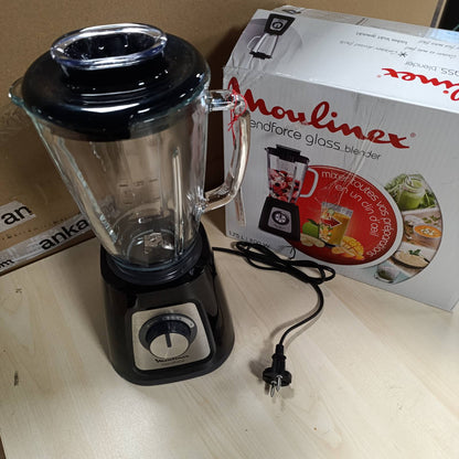 277406 - MOULINEX Blender Blendforce, 800W, 1.75L, 2 shpejtësi + funksion pulsi, pastrim i lehtë, përzien deri në 3 minuta vazhdimisht, i zi, LM42051
