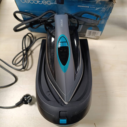 277370 - CECOTEC Gjenerator avulli horizontal IronHero 3200, 3200 W, 8 bare, Avull i vazhdueshëm 150 g/min, Shtim avulli 420 g/min, Pllakë Turbo Slide, Fikje automatike, Cyclo Clean
