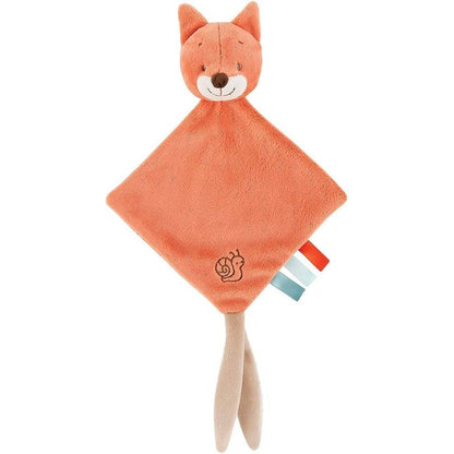 318580 - NATTOU Kukull shami Mini Oscar the Fox me mbajtëse biberoni, 21 x 39 x 13 cm, Portokalli, 296144
