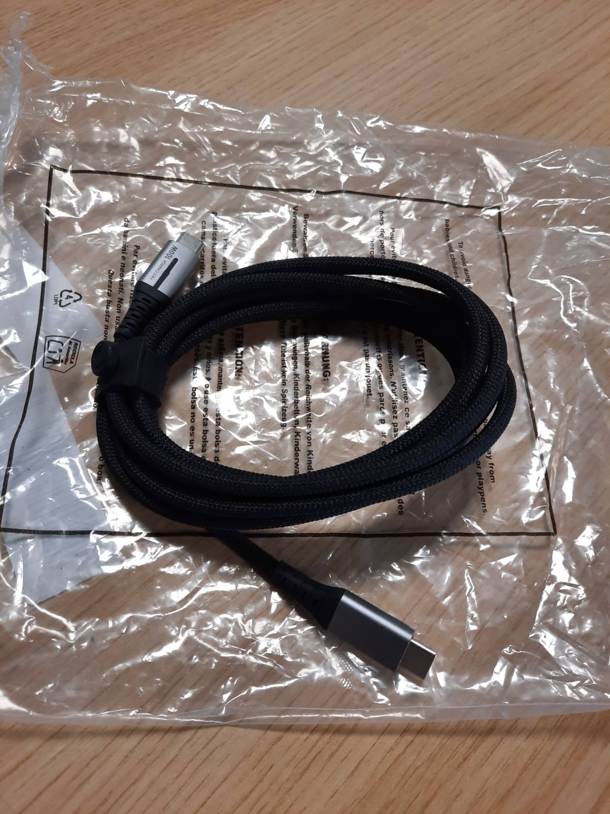 320617 - INIU Kabllo USB C, Karikimi i shpejtë PD3.0 100W [2m] USB C në USBC, najlon, për iPhone 17 16 15 Pro Max, Samsung Galaxy S25 S24 S23, Pixel 9, iPad Air Pro, MacBook