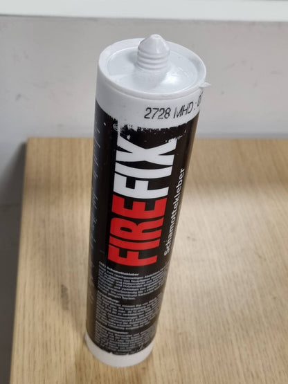 294323 - FIREFIX 2059 Ngjitës për argjilë zjarri 310ml për soba druri, rezistent ndaj nxehtësisë deri në 1,000 °C, i përshtatshëm për ngjitjen e tullave dhe fragmenteve të tullave zjarrduruese