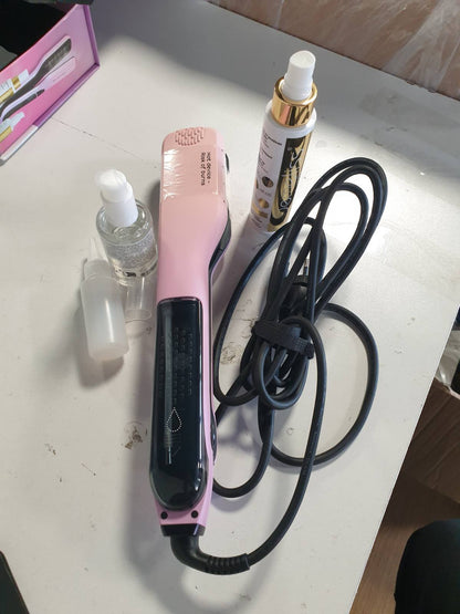 274979 - DEMELISS Set për Drejtues Flokësh me Avull Titanium DREAMS EDITION, përfshin 100ml Trajtim me Keratin dhe 50ml Elixir Shkëlqimi, për të gjitha llojat e flokëve