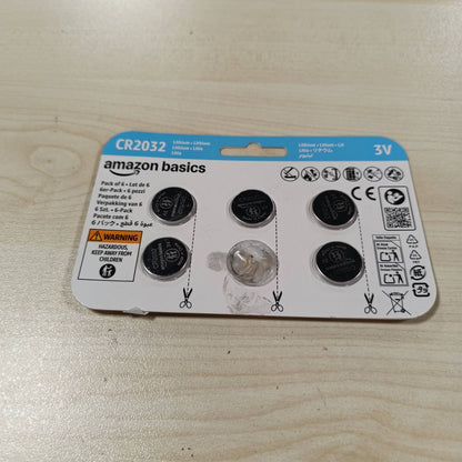 294615 - AMAZON BASICS Bateri litiumi CR2032, 3V, pa merkur, pako me 6 copë
