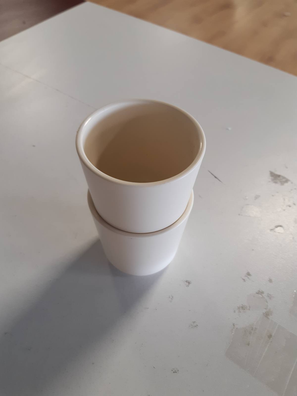 294436 - MUSHIE 2 gota për fëmijë, Pa BPA, të sigurta për lavastovilje, Ngjyrë fildishi