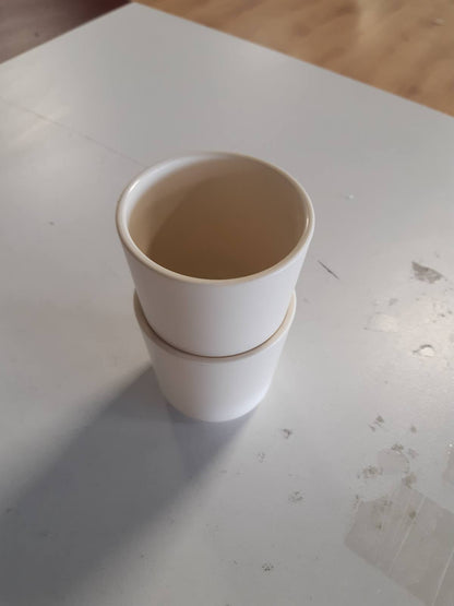 294436 - MUSHIE 2 gota për fëmijë, Pa BPA, të sigurta për lavastovilje, Ngjyrë fildishi