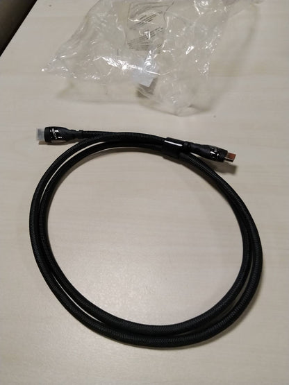 310100 - KABELDIREKT 10K & 8K HDMI 2.1b, 3m, i çertifikuar, Ngjyrë e zezë-Argjendtë
