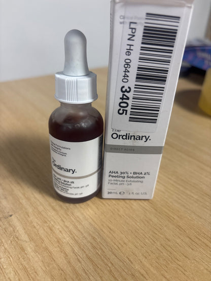 298742 - Tretësira e zakonshme AHA 30% + BHA 2%, eksfoliuese me acide alfa dhe beta hidroksi, 30 ml