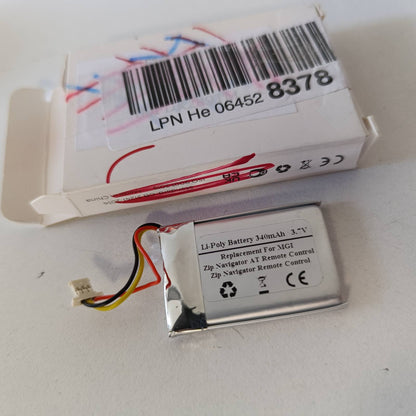 276813 - Bateri zëvendësuese 3.7V 340mAh për telekomandën MGI Zip Navigator AT, telekomandë Zip Navigator, PT403035