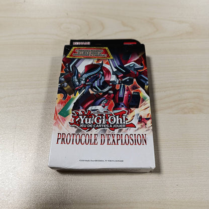 294022 - YU-GI-OH! Protokolli i Shpërthimit 3-Paketë Përforcuese - 28 Karta, 1 Kartë Ekskluzive Token, Mosha 6+, Edicioni Francez