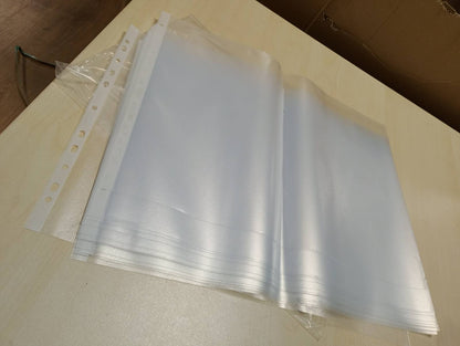 274588 - SIGNZ Mbështjellës broshurash DIN A3, format horizontal, ekstra i fortë 110 µm, 25 copë, me teksturë, prodhim neutral ndaj CO2, të prodhuara në Gjermani