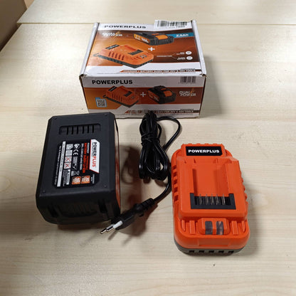 276269 - POWDP90640 BATERI DHE KARIKUES - ENERGJI E DYFISHTË - 2.5Ah/5.0Ah 2x20V - MJETE DIY PA TEL