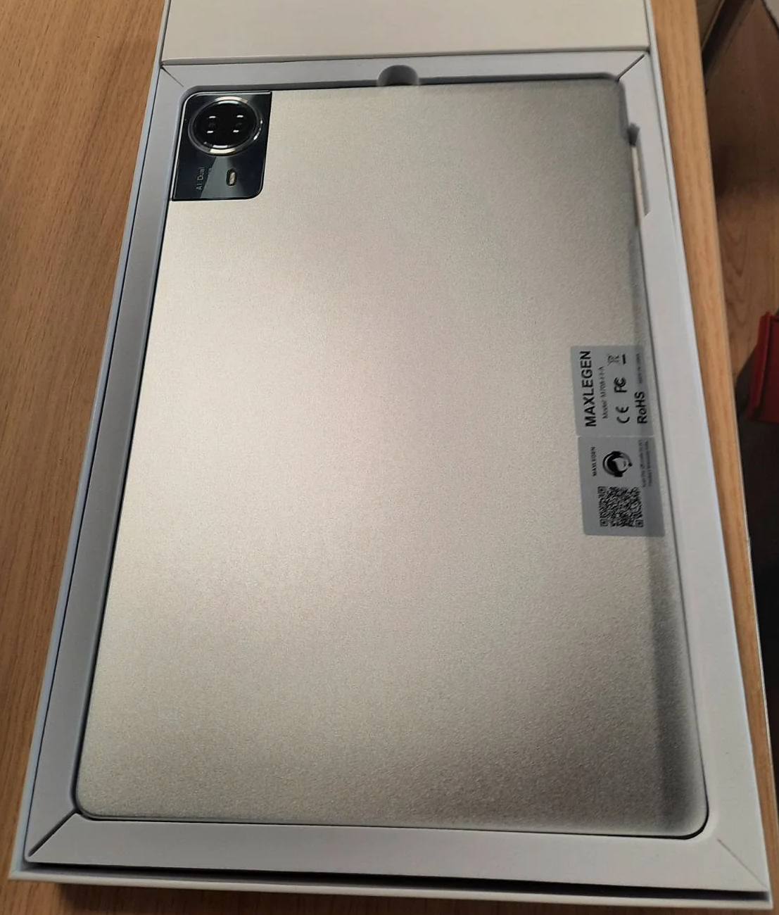 295195 -Tablet MAXLEGEN 14" (2.5K) – Android 15, 36 GB RAM (12+24) / 512 GB ROM, Octa-Core, 4G LTE Dual-SIM / 5G Wi-Fi, Bateri 11580 mAh