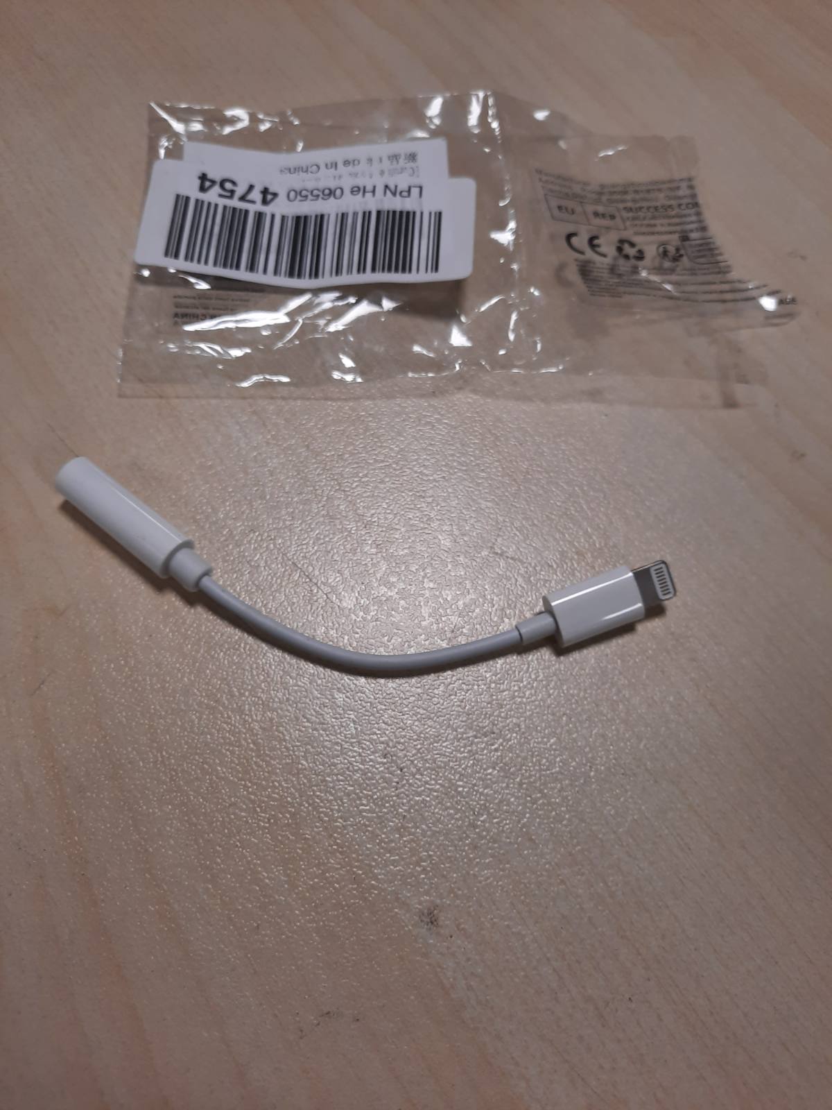 277134 - APPLE MFi Përshtatës për kufje për iPhone, Përshtatës audio AUX Lightning në 3.5 mm i pajtueshëm me iPhone 14/13/12/11/XS/XR/X 8/iPad