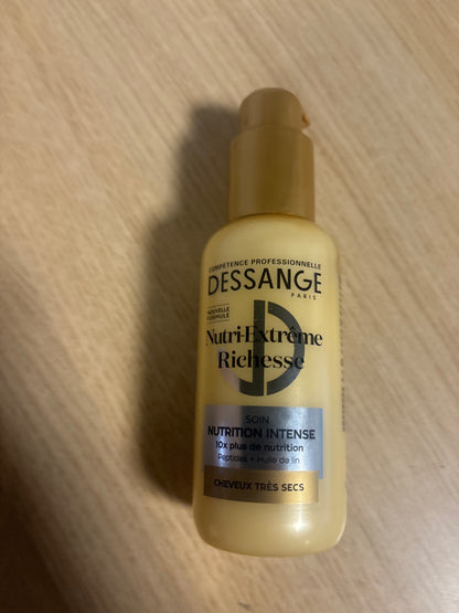 318521 - DESSANGE Trajtim për Flokë pa Lënë, 110ml, formulë me peptide dhe vaj lini, për flokë shumë të thatë