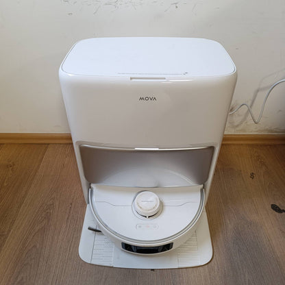 288014 - DREAME Fshesë me korrent robotike Mova P50 Pro Ultra, Fuqi thithjeje 19,000Pa, Mop fleksibël, Zbrazje dhe pastrim automatik, Kontroll zanor