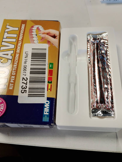 301000 - NOCAVITY Kit Mbushjesh të Përkohshme Dentare - Çimento për Mbylljen e Zgavrave për Lehtësim Dhimbjesh