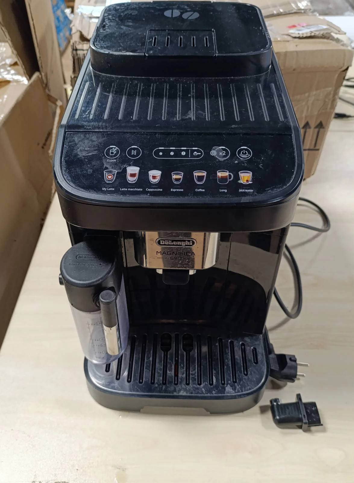 288041 - DE'LONGHI Makinë për Kafe dhe Kapuçino Magnifica Evo, ECAM292.81.B, me mulli kokrrash, ngjyrë e zezë