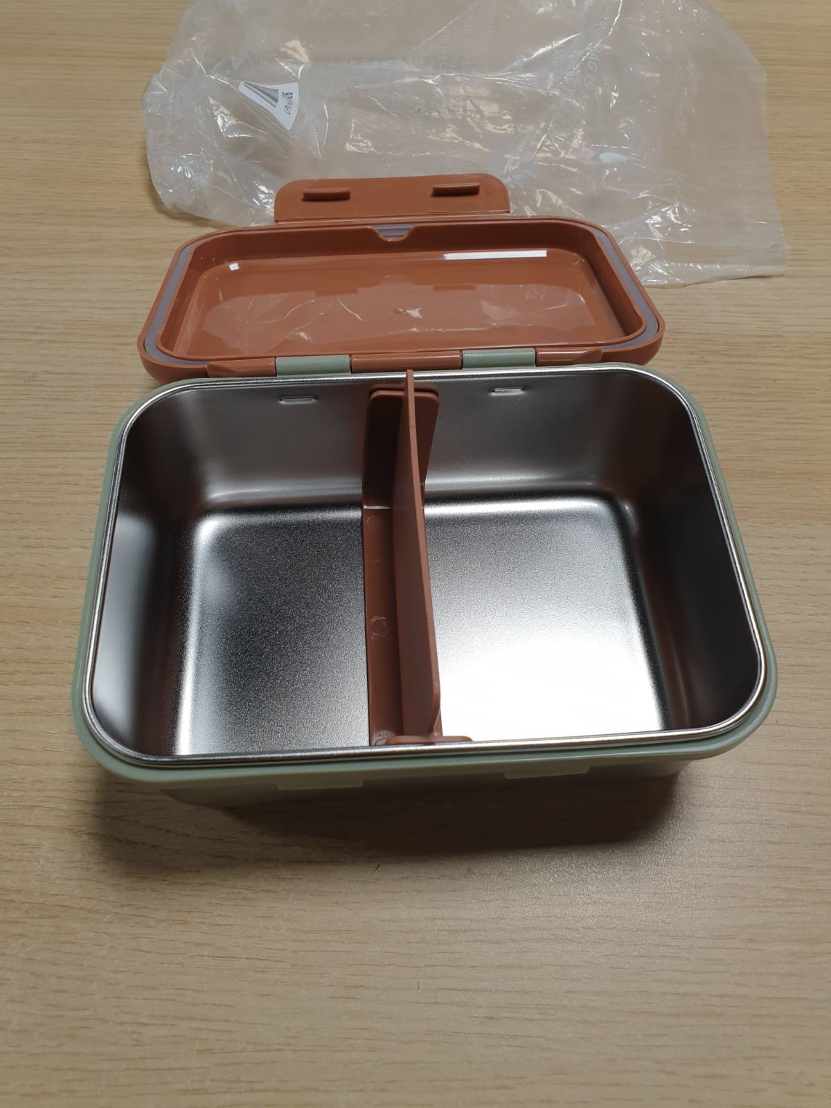 298439 - LÄSSIG - Kutia e drekës/kutia e mëngjesit për fëmijë, çelik inox, e qëndrueshme, për kopsht dhe shkollë, printime të lumtura, karamel