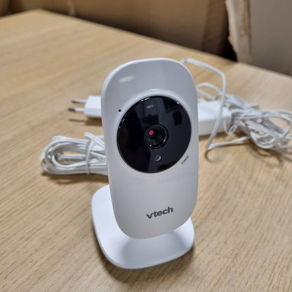 292272 - VTECH Monitor për bebe VM3255 - Monitor video me kamerë të lëvizshme, ekran LCD 2.8", zë i qartë, bisedë dypalëshe, ninulla, shikim natën