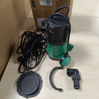292739 - VOUNOT Pompë Kullimi 3-në-1 për Ujë të Pastër, Ujëra të Ndotura, Maks. 13500L/H, Thellësi Zhytjeje 7M, Pompë Zhytëse IPX8 me Kabllo Energjie