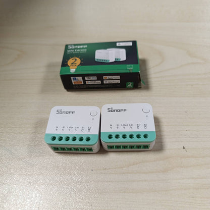293372 - SONOFF Ndërprerësi inteligjent Matter, modul Wifi Mini DIY, funksionon me Alexa dhe Google Home, pako me 2 pjesë, kërkon një tel neutral