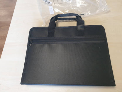 296296 - Coco Berming Mbajtëse dokumentesh rezistente ndaj zjarrit dhe ujit me 13 ndarje, Qese A4 për pasaporta, certifikata