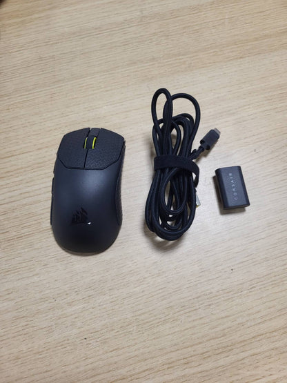 276157 - Corsair Maus për lojëra Sabre v2 PRO Ultralight Wireless FPS, 33K DPI, Pesha 36g, Hyper-Polling 8,000Hz, çelësa mekanikë, jetëgjatësi baterie wireless deri në 70 orë, Web Hub, ngjyra: e zi
