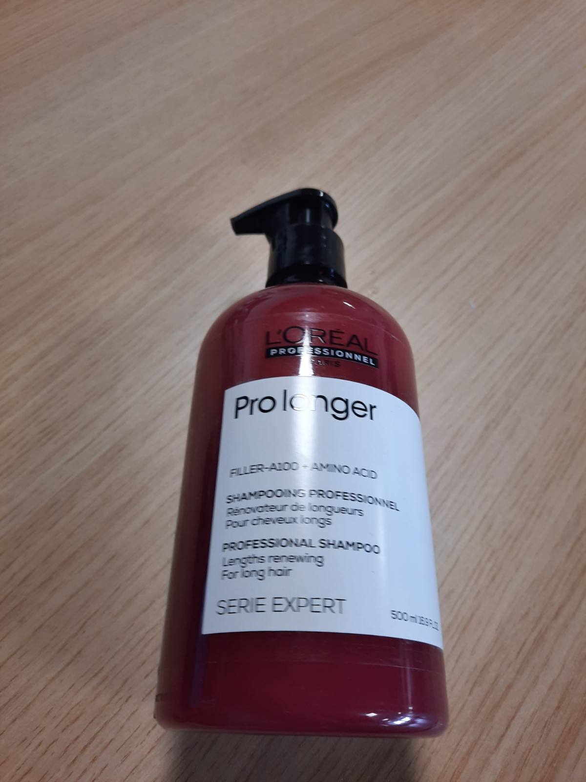 300800 - L'OREAL PROFESSIONNEL Shampo Pro Longer Length Rinovuese, 500 ml, për burra dhe gra, rivendosje e fibrave të flokëve