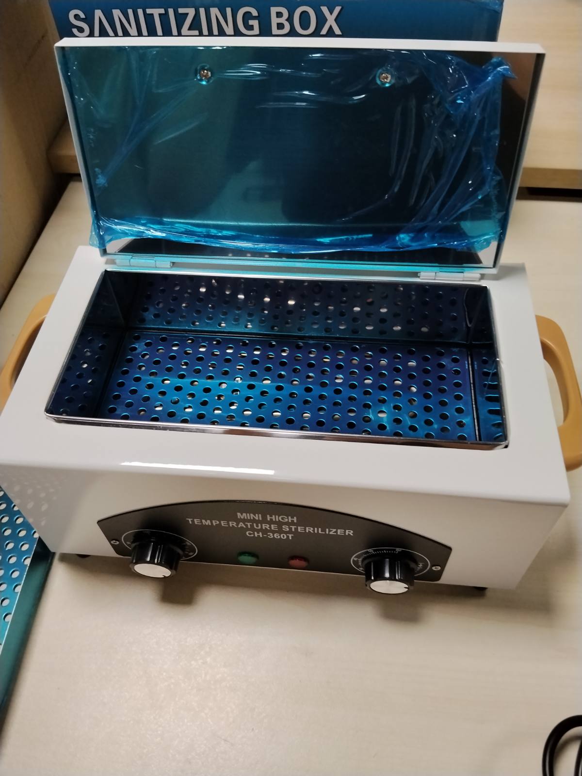 301809 - XVERYCAN Sterilizues me ajër të nxehtë 300W, dezinfektues me nxehtësi të thatë 220℃, sterilizues për mjete thonjsh, mjete kozmetike, mjete parukerie, sallon bukurie
