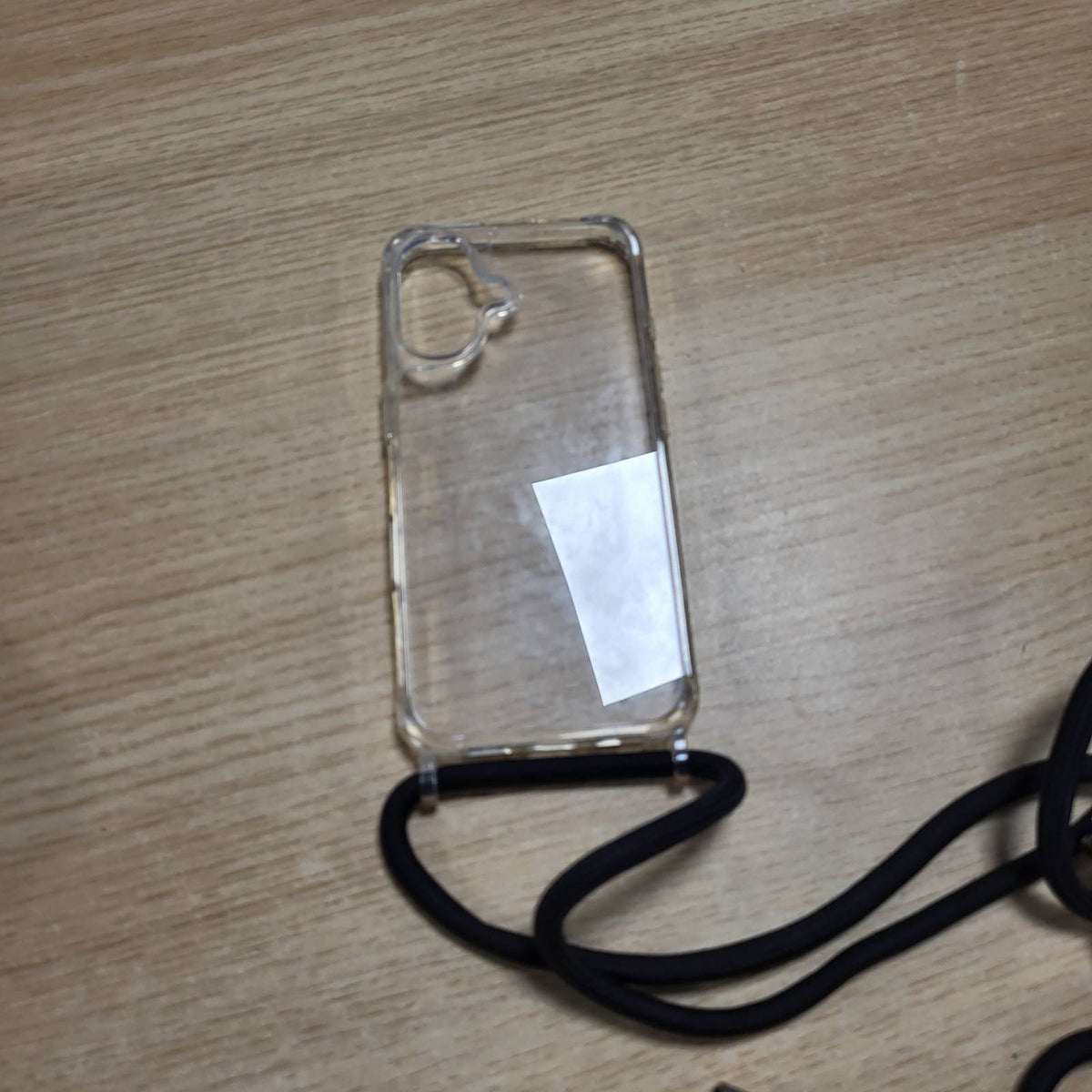 300194 - Nupcknn Mbrojtëse për iPhone 16 me litar, Mbrojtëse transparente kundër verdhimit, rezistente ndaj goditjeve me rrip të rregullueshëm për qafën, Mbrojtëse e plotë
