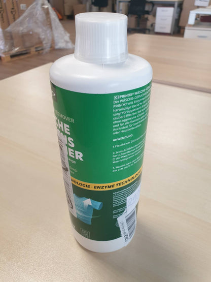 290221 - PRINOX Larës Erërash Larjeje 1000ml, detergjent enzimatik dhe heqës njollash, për veshje sportive, peshqir dhe kafshë shtëpiake, prodhuar në Gjermani