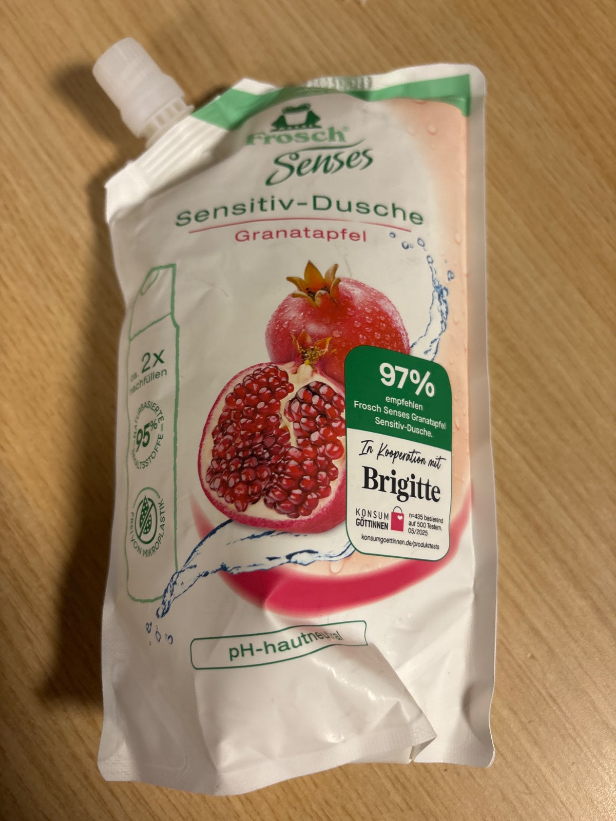 304081 - FROSCH Xhel dushi Senses Pomegranate Sensitive, pH neutral, vegan, 500 ml