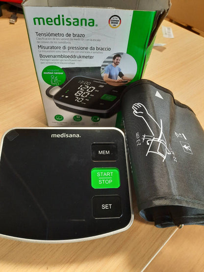 275211 - MEDISANA Monitor tensioni gjaku BU 520, manshetë XXL, pajisje matëse me shkallë ngjyrash semafori, monitor tensioni gjaku dhe pulsi, funksion memorieje