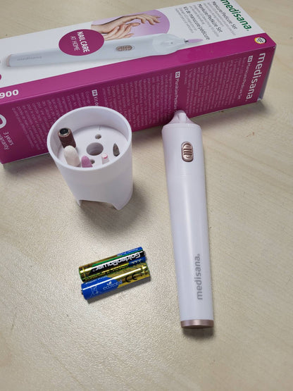 275528 - MEDISANA Set manikyr dhe pedikyr MP 900, limë elektrike, shpuese për thonj, heqëse kallosh