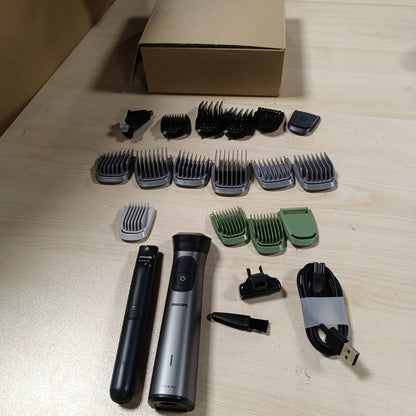 274877 - PHILIPS Makinë prerëse mjekre Multigroom Series 9000, gjithçka-në-një, 23 pjesë, 27 cilësime gjatësie (0.2–20 mm), MG9561/30