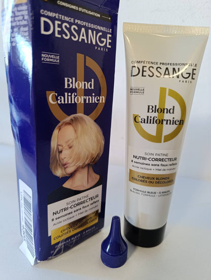 275829 - DESSANGE Kujdesi për Patinën Blu Nutri-Corrector 140 ml, me acid laktik dhe mjaltë manuka, ushqen dhe neutralizon tonet e verdha për flokë bjonde të ngjyrosur