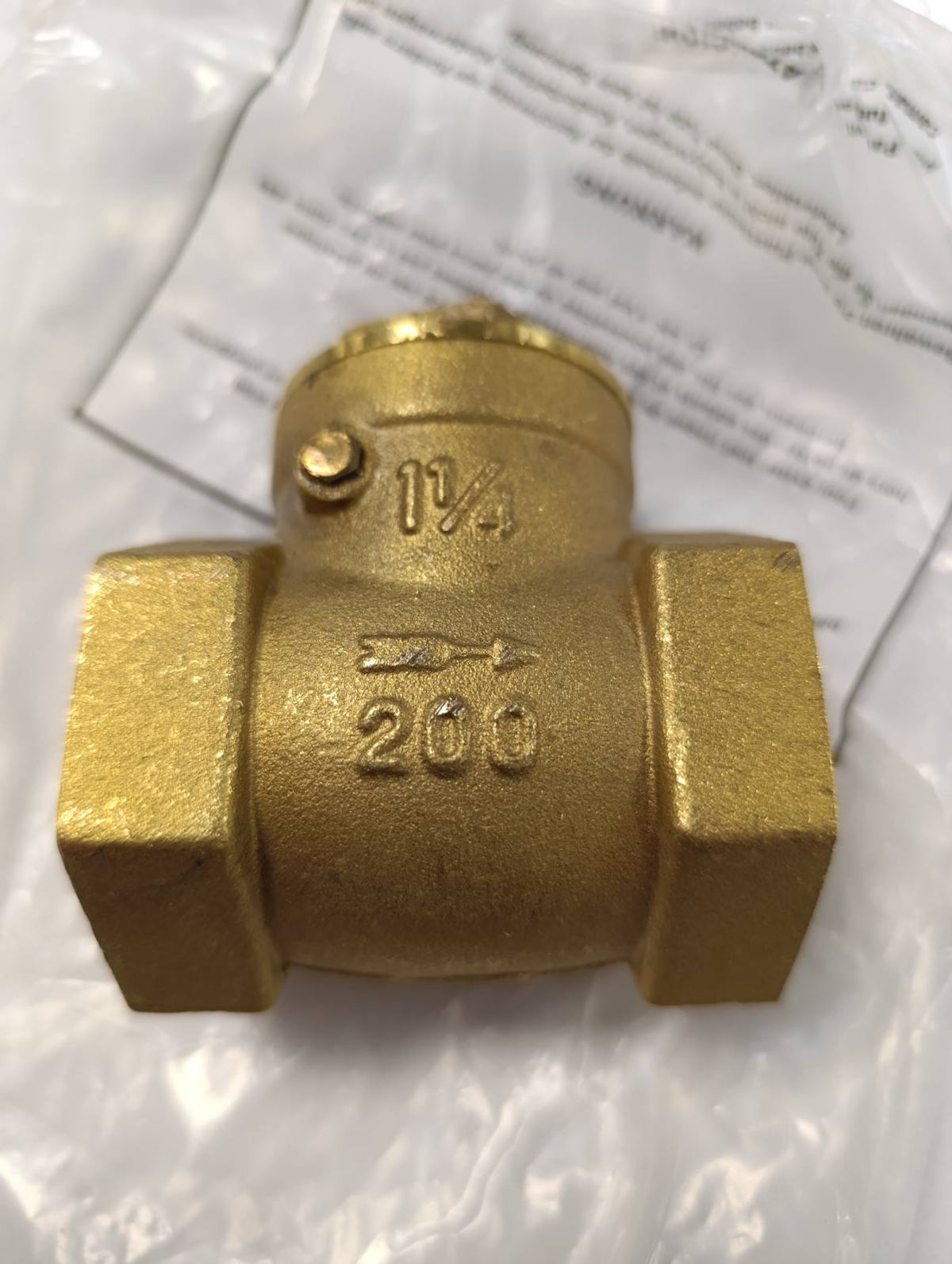 313805 - Valvula e kthimit DN32 B, Filetim i brendshëm 1 1/4, 232PSI