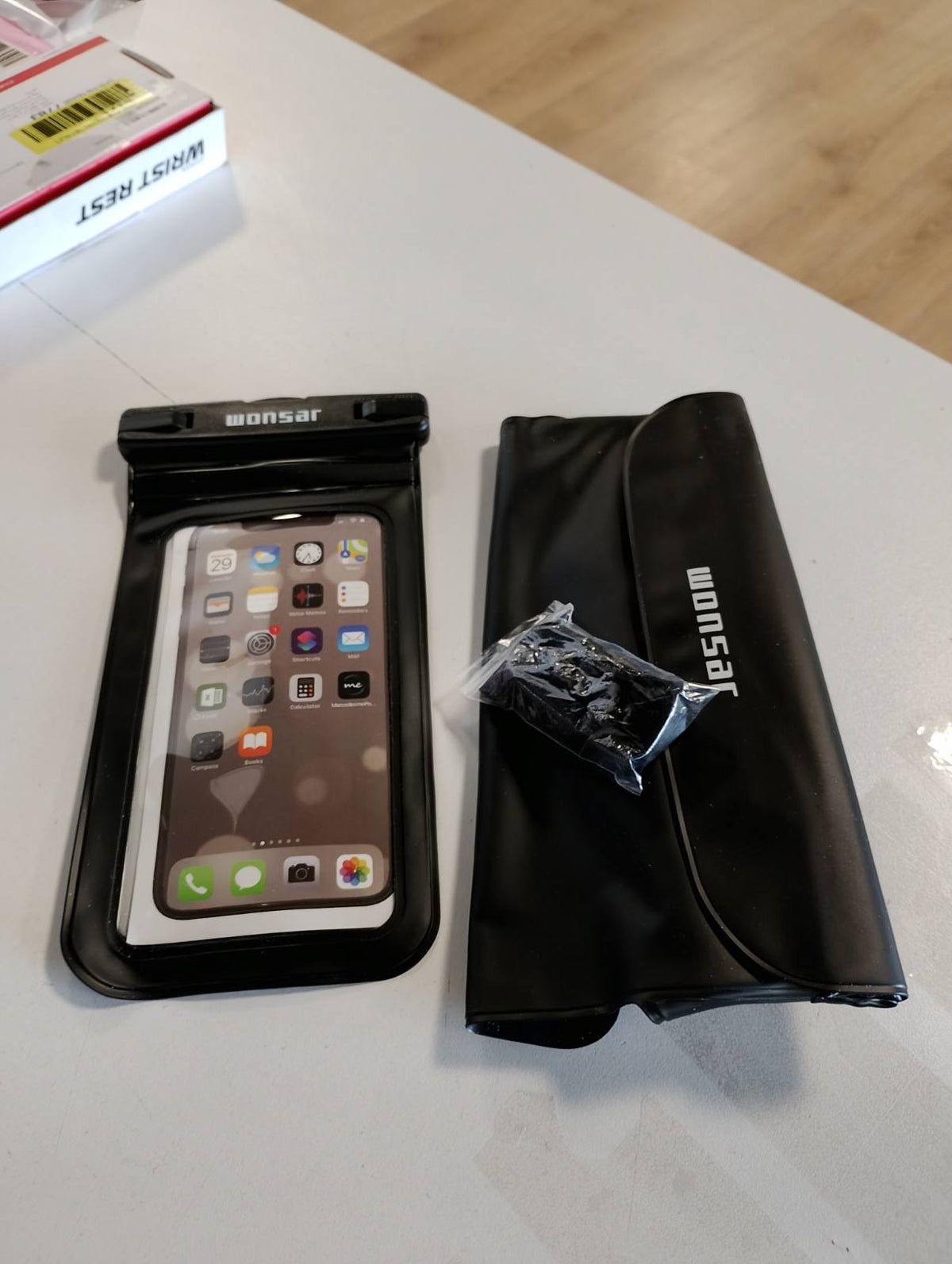 310572 - wonsar Çantë e papërshkueshme nga uji, mbrojtëse për telefon nën ujë, çantë beli për sporte ujore, plazh, not, lundrim me varkë
