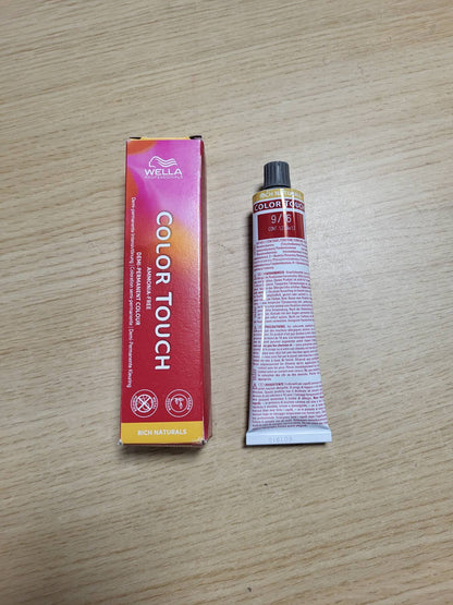 275757 - WELLA PROFESSIONALS - Color Touch Rich Naturals, Ngjyrë intensive vegane pa amoniak, 60ml, 9/16 Bjonde e Çelët Vjollcë Hiri, zgjasin deri në 28 larje