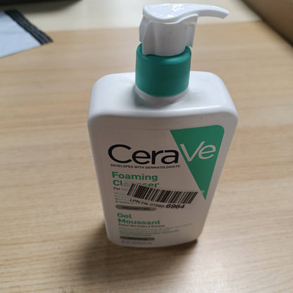 321436 - CERA VE - Pastrues me xhel shkumë për fytyrën - 473ml - Ceramide dhe acid hialuronik - Pa aromë