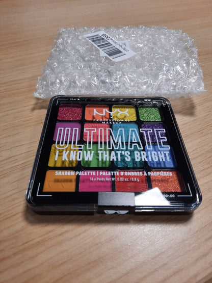 317230 - NYX Professional Makeup Paleta e Hijeve të Syve Ultimate Shadow, 16 ngjyra, formulë vegane