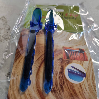 318631 - Kapëse prerjeje me 2 pjesë, parukiere profesionistë, kapëse prerjeje me shpejtësi të lehtë, izolim termik, mjete flokësh për zgjatje parukesh, blu