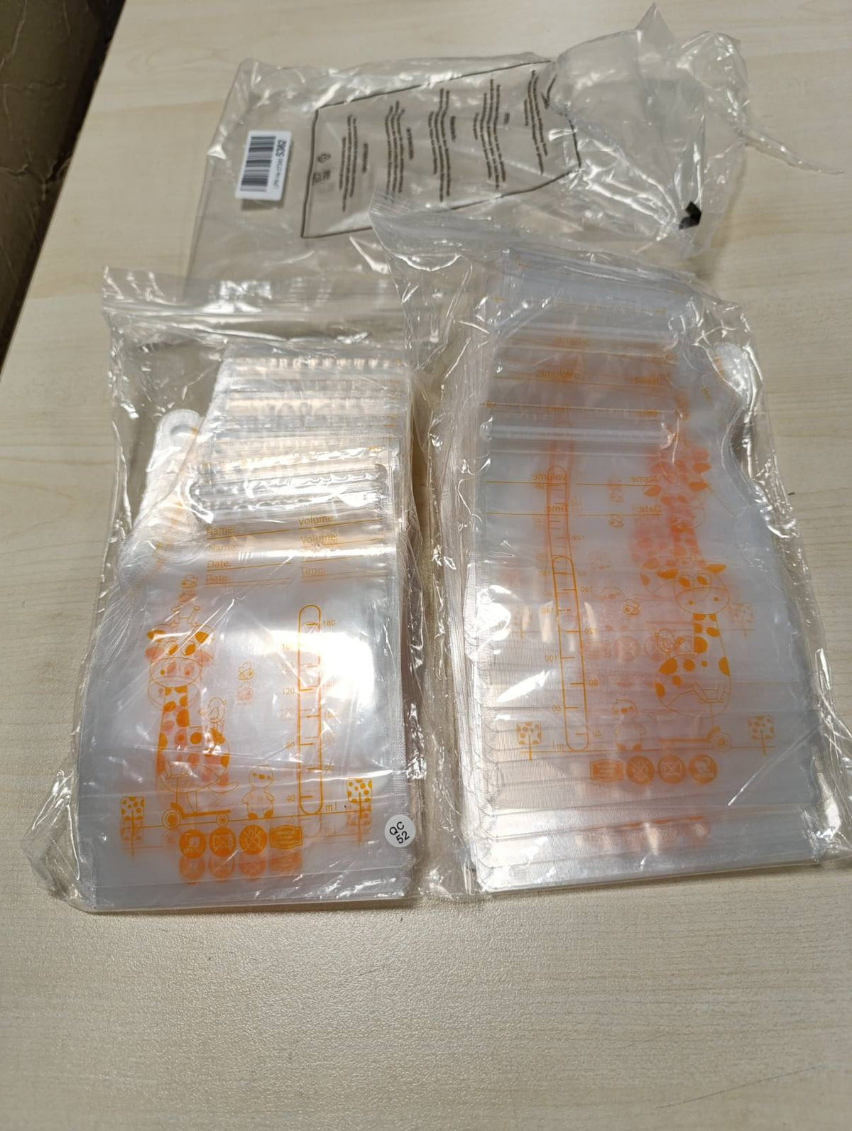 317776 - Oderra Qese për Ngrirjen e Qumështit të Gjirit 180ml, 100 copë, me vulë të dyfishtë, të para-sterilizuara