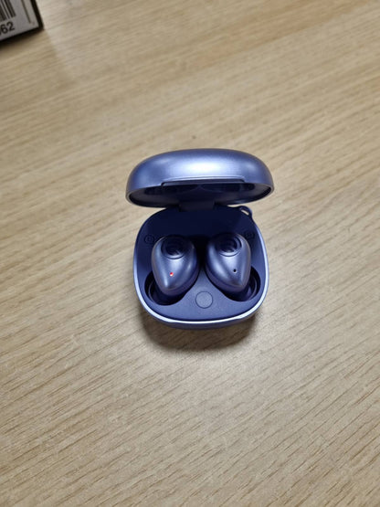 272774 - RAYCON Fitness True Wireless, kufje Bluetooth me mikrofon, jetëgjatësi baterie 54-orëshe, IPX7, Bluetooth 5.2, portative sport (vjollcë)