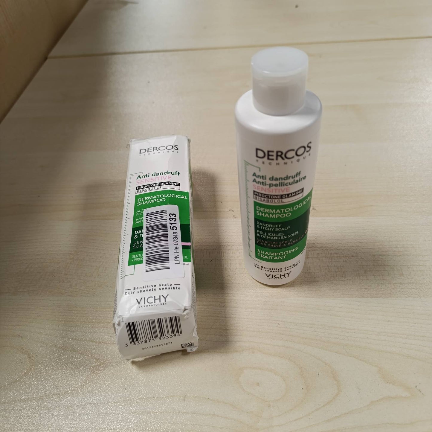 275537 - VICHY Dercos Shampo për trajtimin e zbokthit, Zbokth dhe Kruarje, Skalp i Ndjeshëm, 200ml
