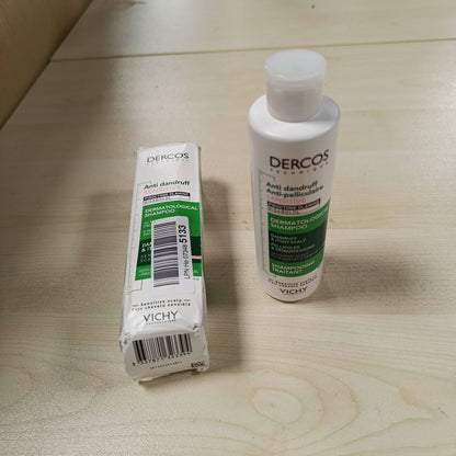 275537 - VICHY Dercos Shampo për trajtimin e zbokthit, Zbokth dhe Kruarje, Skalp i Ndjeshëm, 200ml
