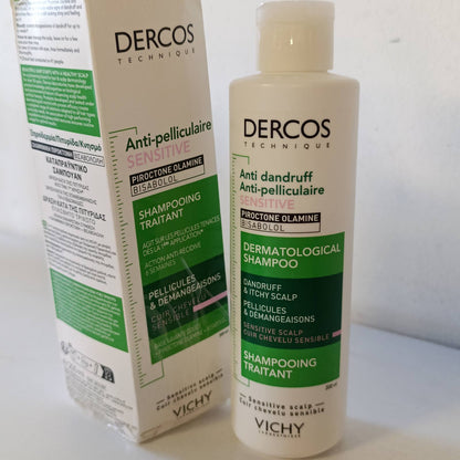 275538 - VICHY Dercos Shampo për trajtimin e zbokthit, Zbokth dhe Kruarje, Skalp i Ndjeshëm, 200ml