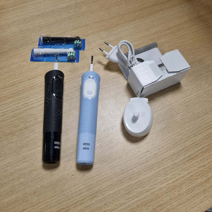 315851 - ORAL-B Vitality Pro Furçë Dhëmbësh Elektrike, 2 Koka Furçe, 3 Mënyra Pastrimi, E Zezë dhe Blu